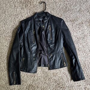 lululemon athletica Black Leather Jacket